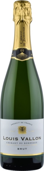 Игристое вино Креман де Бордо Луи Валлон белое брют 0,75л