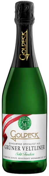 Игристое вино Гольдек Грюнер Вельтлинер белое брют 0,75л