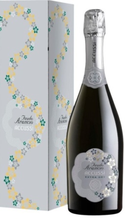 Игристое вино Феудо Аранчо Аккузи белое сухое 0,75л п/у