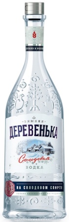 Водка Зимняя Деревенька на Солодовом спирте 0,5л