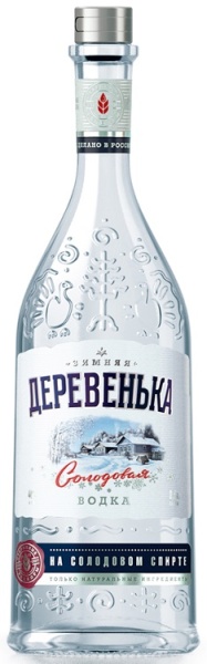 Водка Зимняя Деревенька на Солодовом спирте 0,5л Водка Зимняя Деревенька на Солодовом спирте 0,5л