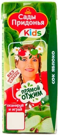 Сок Сады Придонья Яблоко 0,2л