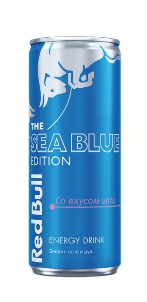 Напиток энергетический б/алк. газ. Ред Булл Си Блу Эдишн Ирга 0,25л ж/б