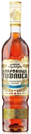 Коньяк грузинский Сокровище Тифлиса 5 лет 0,5л