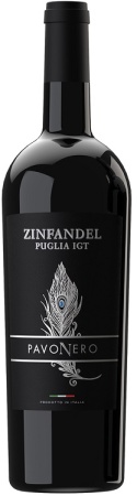 Вино ПавоНеро Зинфандель Пулия красное полусухое 0,75л