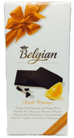 Шоколад Бельгиан горький с апельсином 100г