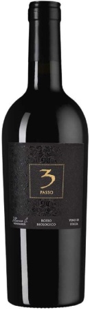Вино Тре Пассо красное полусухое 0,75л