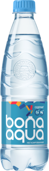 Вода питьевая Бона Аква негаз. 0,5л пэт