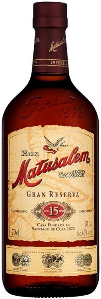 Ром Матусалем Гран Резерва 15 лет 0,7л