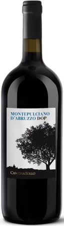 Вино Кантина Толло Монтепульчано д Абруццо красное сухое 1,5л