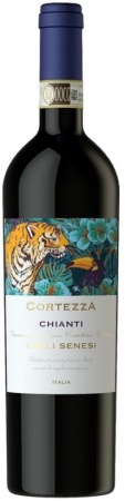 Вино Кьянти Колли Сенези Кортезза красное сухое 0,75л