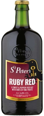 Пиво Ст. Петерс Рубиновый Красный Эль 0,5л бут.
