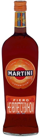 Напиток виноградосодержащий  Мартини Фиеро ароматизированный сладкий 1л
