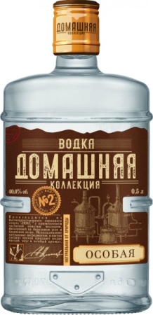 Водка особая Домашняя Коллекция Особая 0,5л