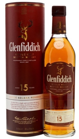 Виски Гленфиддик 15 лет 0,7л п/у