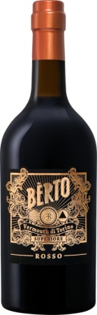 Напиток виноградосодержащий Вермут Берто ди Торино Супериоре Россо ароматизированный 0,75л
