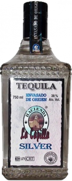 Текила Асьенда Ла Капилла Сильвер 0,05л