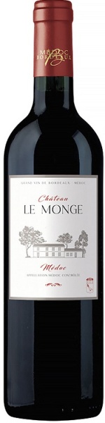 Вино Шато Ле Монж Медок красное сухое 0,75л