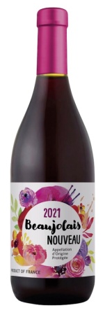 Вино Божоле Нуво Трий красное сухое 0,75 л