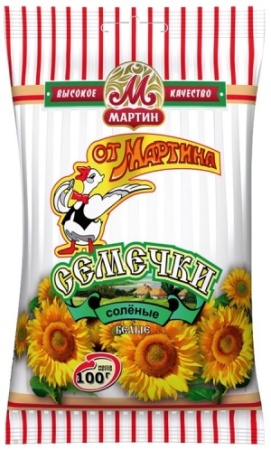 Семечки От Мартина белые с солью 100г