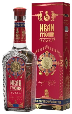 Водка Царь Иван Грозный 0,7л п/у