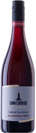 Вино безалкогольное Лайт Хаус Каберне Совиньон красное полусладкое 0,75л