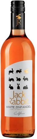Вино Джек Рэббит Уайт Зинфандель розовое полусладкое 0,75л