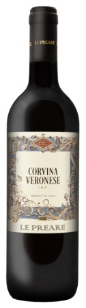 Вино Ле Преаре Корвина Верона красное полусухое 0,75л
