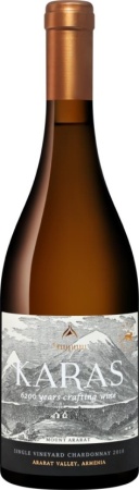 Вино Карас Шардоне белое сухое 0,75л