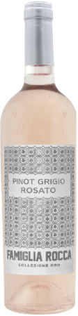 Вино Фамилия Рокка Пино Гриджио Розато Золотая Коллекция розовое сухое 0,75л