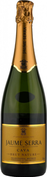 Игристое вино Кава Жауме Серра Брют Натюр белое брют 0,75л