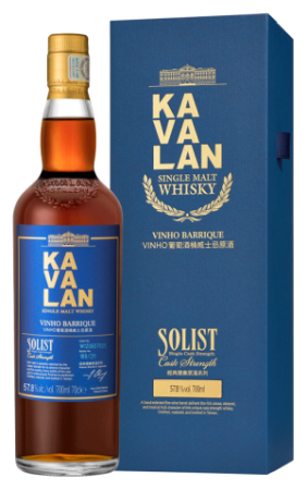 Виски Кавалан Солист Виньо Баррик Каск Сингл Каск Стренг 0,7л п/у