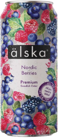 Сидр фруктовый Альска Лесные Ягоды 0,44л ж/б