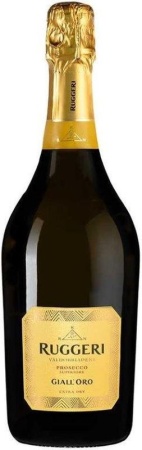 Игристое вино Просекко Вальдоббьядене Супериоре Руджери Джалл Оро белое сухое 0,75л 
