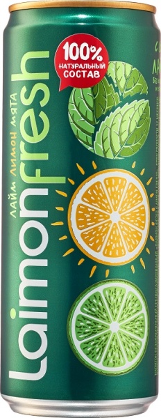 Напиток б/алк. газ. Лаймон Фрэш 0,33л ж/б