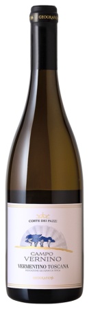 Вино Кампо Вернино Верментино Тоскана белое сухое 0,75л