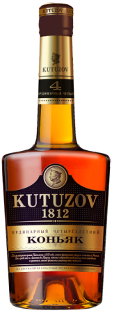 Коньяк Кутузов 4 года 0,5л