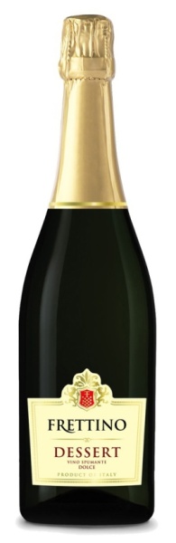 Игристое вино Десерт Фреттино белое полусладкое 0,75л