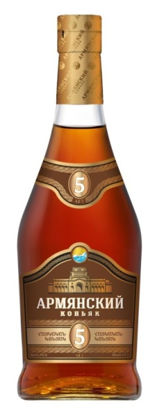 Коньяк армянский Востан 5 лет 0,5л 
