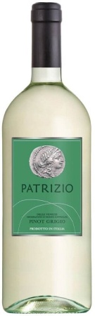 Вино Патрицио Пино Гриджо белое сухое 1,5л