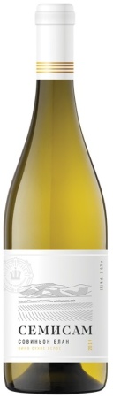 Вино Семисам Совиньон Блан белое сухое 0,75л