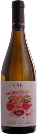 Вино Каре Москатель де Алехандрия Семи Секо белое полусухое 0,75л