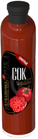 Сок Кубаночка Томатный 0,75л ст.