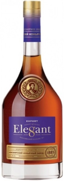 Коньяк Элегант 8 лет 0,5л