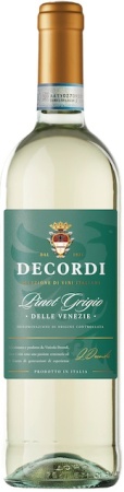 Вино Декорди Пино Гриджо делле Венецие белое сухое 0,75л