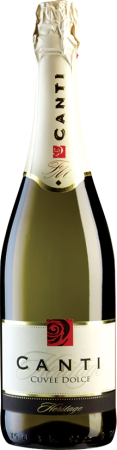 Игристое вино Канти Кюве Дольче Эритаж белое полусладкое 0,75л