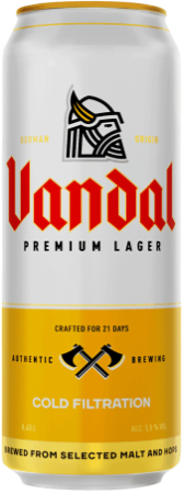 Пиво Вандал светлое 0,43л ж/б
