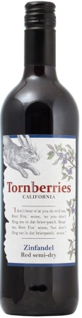 Вино Торнберрис Зинфандель красное полусухое 0,75л