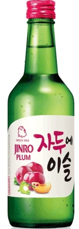 Спиртной напиток Соджу Джинро Слива 0,36л