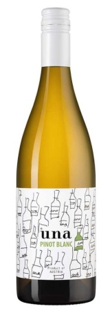 Вино УНА Пино Блан белое полусухое 0,75л